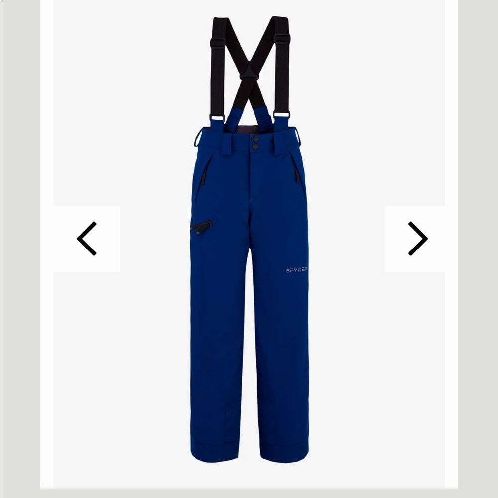 Spyder Snow Ski pants - youth boys size 12 ( Navy)